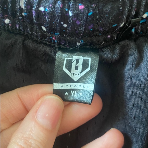 Baseball Lifestyle 101 Splatter Shorts Size youth large - Picture 3 of 3